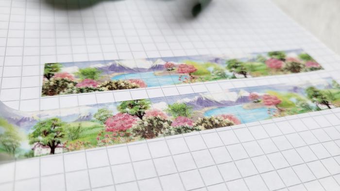 Washi Tape Landschaft